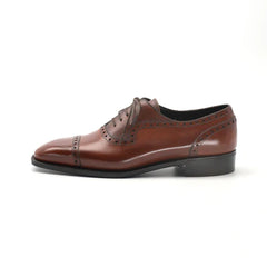 Adelaide Oxford – Cognac Tan with Brogue Detailing