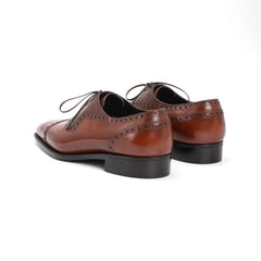Adelaide Oxford – Cognac Tan with Brogue Detailing