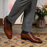 Adelaide Oxford – Cognac Tan with Brogue Detailing