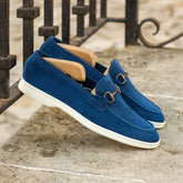 AeroLoaf – Blue Suede Loafers