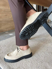 Neutral Suede Footwear