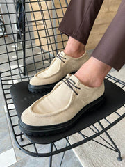 Neutral Suede Footwear