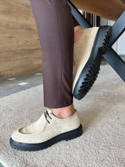 Neutral Suede Footwear