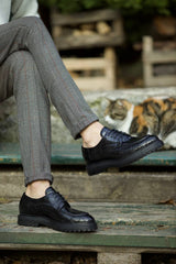 Midnight Dapper Derby Shoes