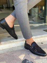 Midnight Dual Buckle Dress Shoe