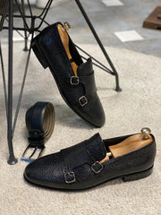 Midnight Dual Buckle Dress Shoe