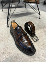 Stylish Tan Leather Oxford
