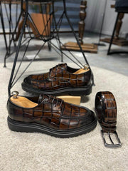 Stylish Tan Leather Oxford