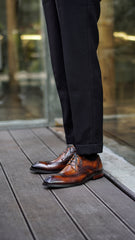 Artisan Brown Brogue Dress Shoes