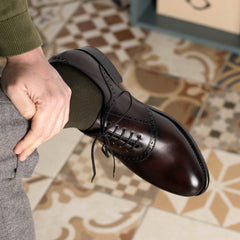 Rich Brown Equestrian Saddle