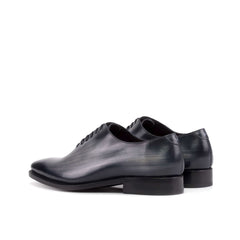 Sleek Gray Leather Dress Shoe