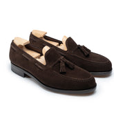 Brown Suede Tassel Loafers for Men – Heritage Handmade Luxury Leather Shoes