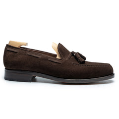 Brown Suede Tassel Loafers for Men – Heritage Handmade Luxury Leather Shoes