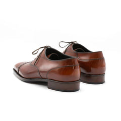 Classic Cap Toe Oxford – Burnished Cognac Leather