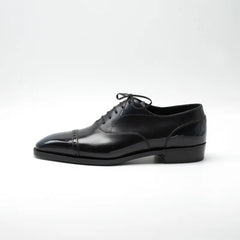 Classic Cap Toe Oxford – Midnight Blue Hand-Patina