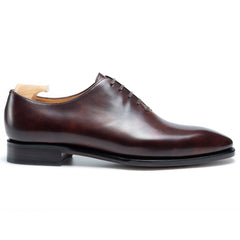 Dominic Luxe: Premium Brown Wholecut Oxford for Formal Wear