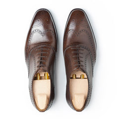 Marcus Prime: Premium Brown Brogue Oxford for Formal Wear