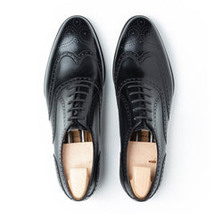 Marcus Prime: Premium Black Brogue Oxford for Formal Wear