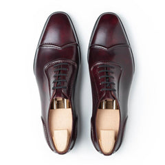 Oxford Burgundy Leather Formal Shoes