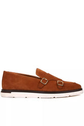 Chestnut Leather Elian Single Monk Strap Dress Shoes 208
