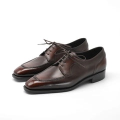 Moc Toe Derby – Burnished Brown with Casual Elegance
