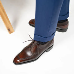 Moc Toe Derby – Burnished Brown with Casual Elegance