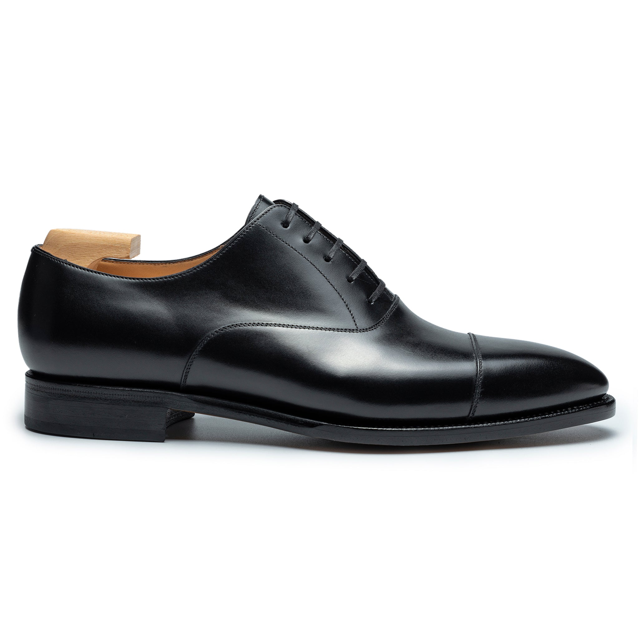 Dominic Luxe: Premium Toe Cap Oxford Brown Leather Formal Shoes