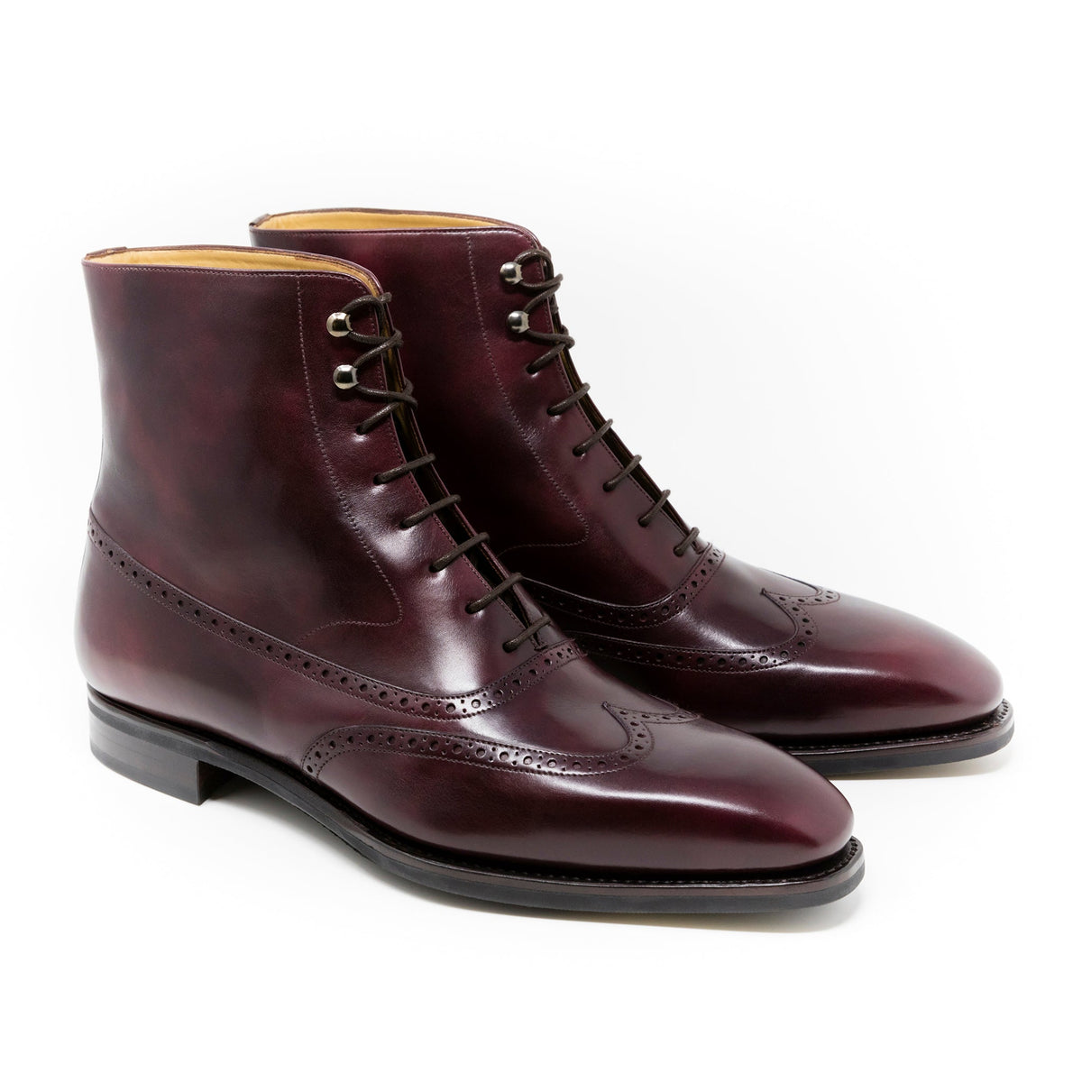 Kingsley Burgundy Leather Boot