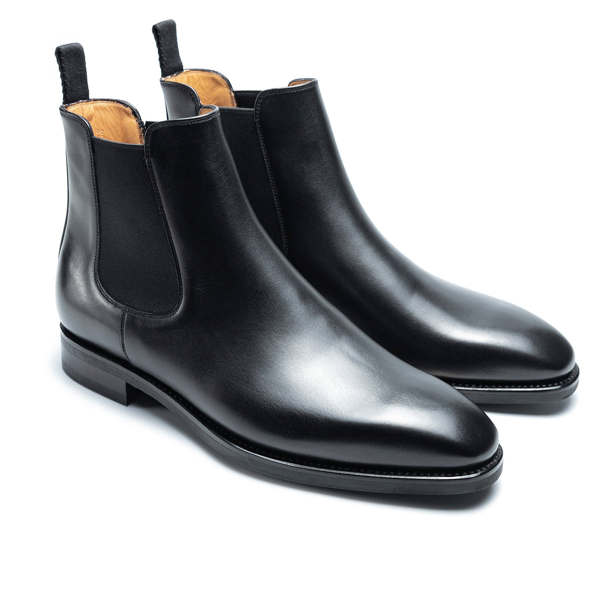 Haverhill Black Leather Chelsea Boot