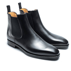Haverhill Black Leather Chelsea Boot