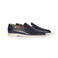 Premium Navy Blue Croc Print Leather Madewell Men's Comfortable Loafers For Men