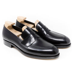 Black Leather Loafers for Men – Vintage Handmade Luxury Leather Shoes