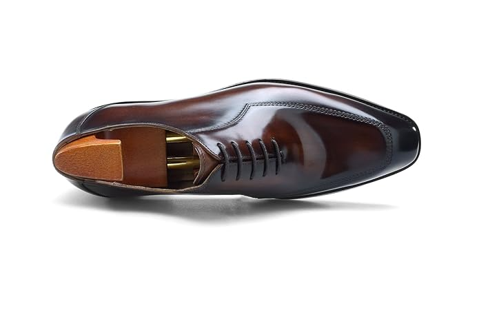 Handcrafted Premium Brown Leather Oxford Formal Shoes for Men