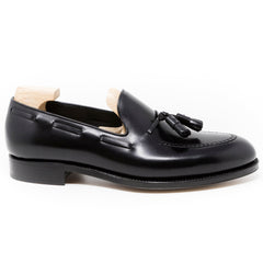 Black Leather tassel Loafers for Men – Signature Handmade Luxury Leather Shoes