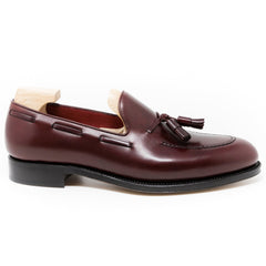 Burgundy Leather  tassel Loafers for Men – Heritage Handmade Luxury Leather Shoes