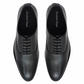 Men's Classic Black Formal Oxford Shoes with Sleek Lace-Up Design Attire Shoes for Men