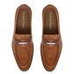 Men's Brown Suede Elevate Loafers Casual Look with Silver Buckle Detailing For Men