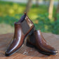 Men's Handmade Leather Chelsea Boots | Whole Cut, Slip-On, Casual, Ankle-High, Luxury Shoes