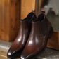 Men's Handmade Leather Chelsea Boots | Whole Cut, Slip-On, Casual, Ankle-High, Luxury Shoes