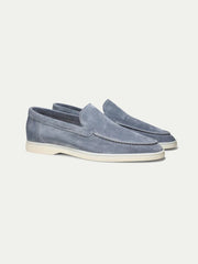 Summer Luxe: Premium Light blue Suede Loafers