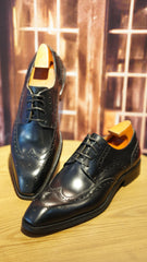 Artisan Crafted Wingtip Brogues in Black