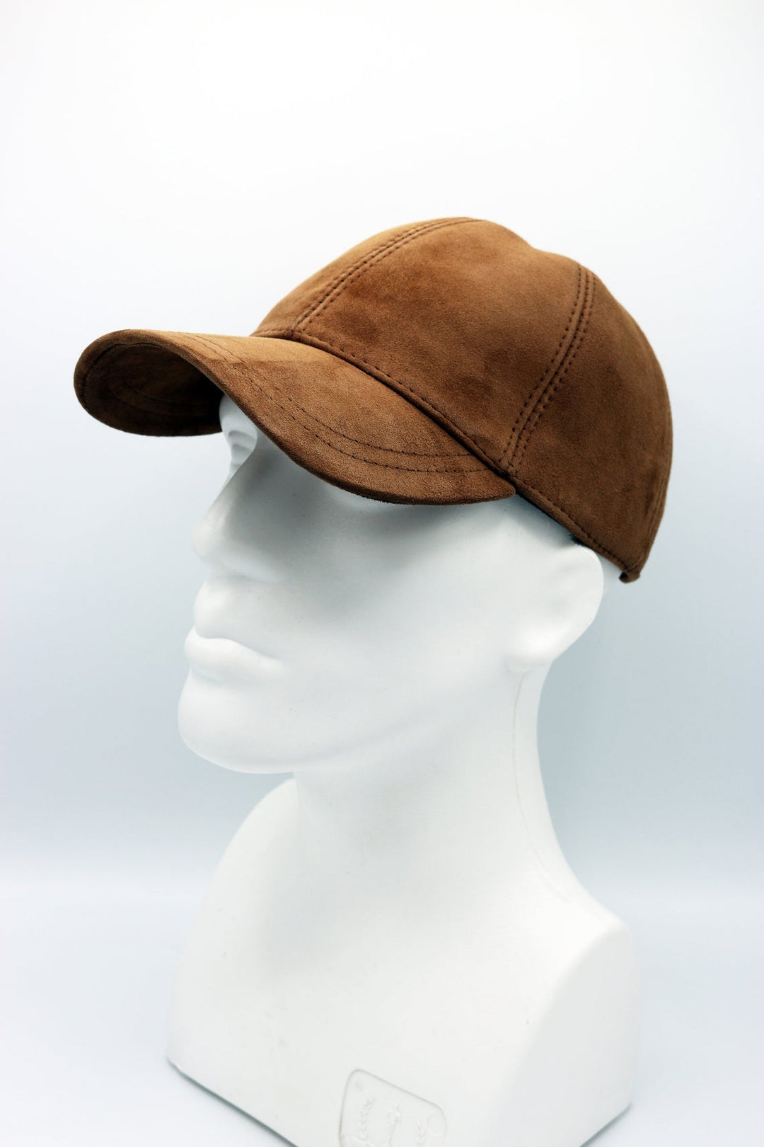 CAMEL SUEDE BASEBALL CAP Modesh Rigal