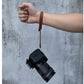 Tan Leather Camera Wrist Strap