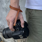 Tan Leather Camera Wrist Strap