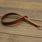 Tan Leather Camera Wrist Strap