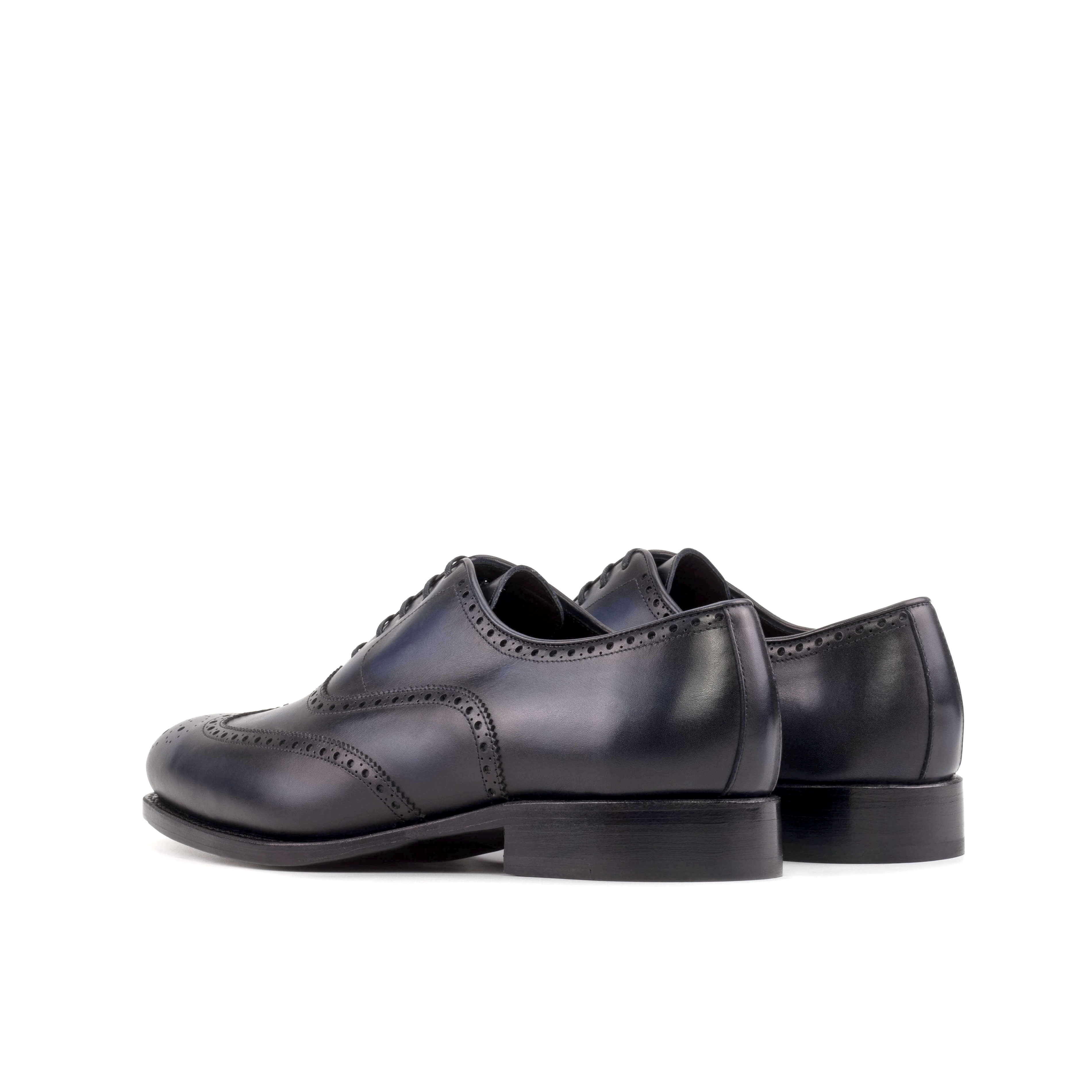 Navy Blue Brogue Shoes: Manhattan Style