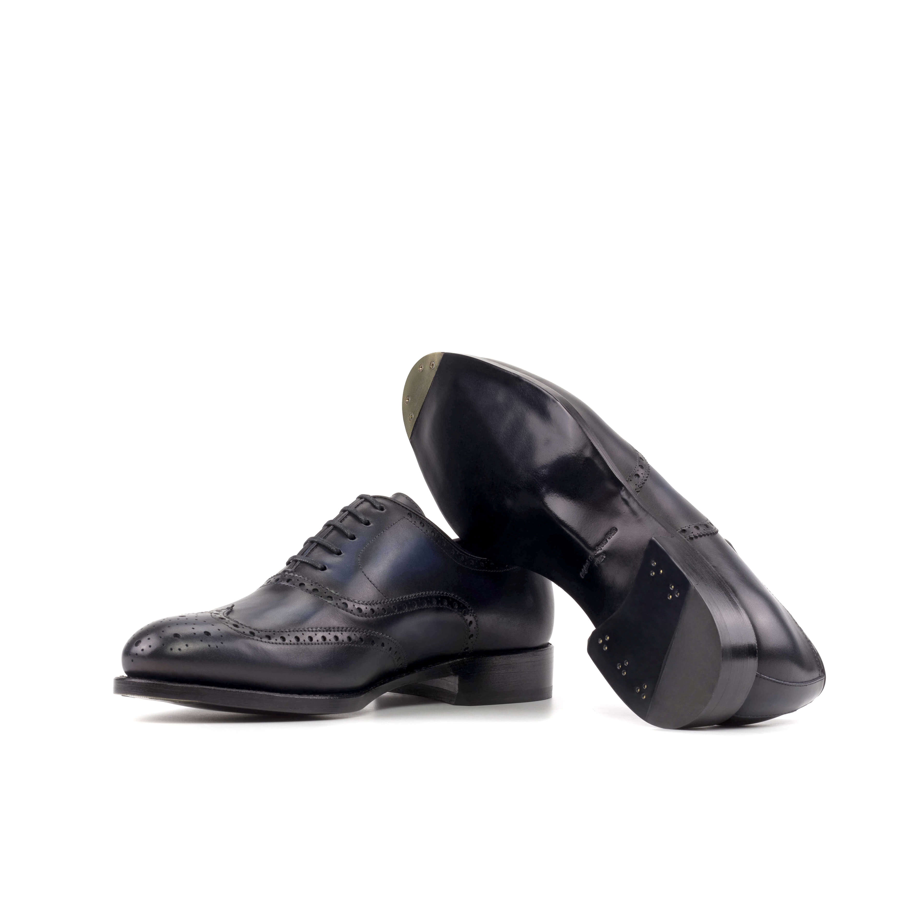 Navy Blue Brogue Shoes: Manhattan Style