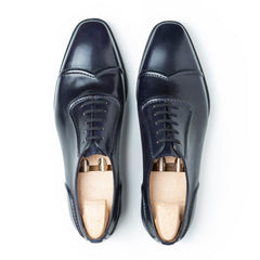Oxford Navy Leather Formal Shoes