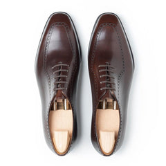 Dominic Luxe: Premium Brown Wholecut Oxford for Formal Wear