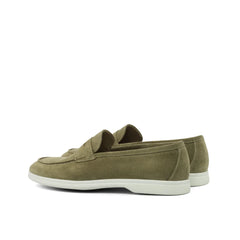 AeroLoaf – Olive Suede Loafers